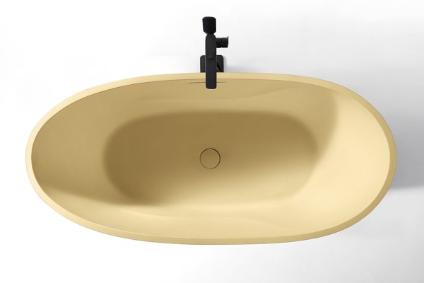 Cada De Baie Freestanding, Desing Modern 170x80x71cm, Strat Abraziv , Culoare Cappuccino - Img 4