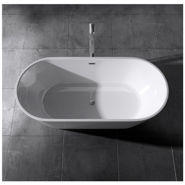 Cada de baie PRO LETISIA 160, free-standing, design modern, Alba - Img 4