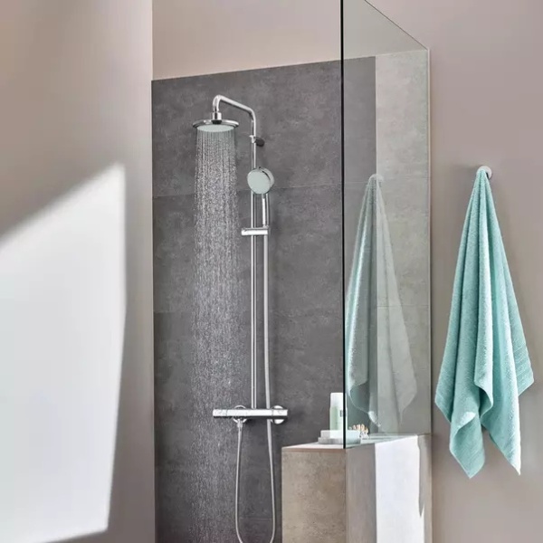 Coloana de dus cu baterie termostatata Grohe Tempesta Cosmopolitan 160 - Img 4