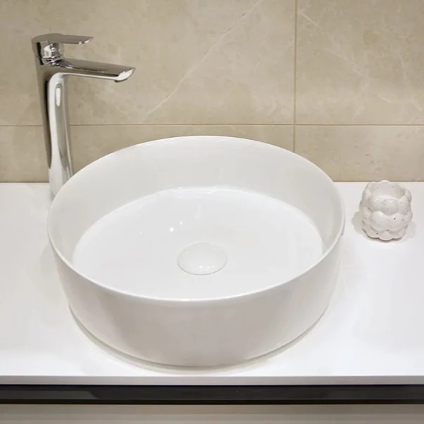 Lavoar pe blat alb Fluminia Alice 40 cm - Img 2