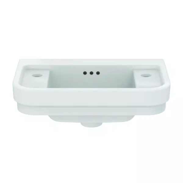 Lavoar suspendat Ideal Standard Atelier Calla alb lucios 50 cm cu 2 orificii baterie - Img 4