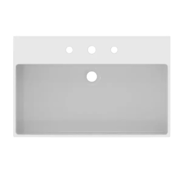 Lavoar suspendat Ideal Standard Atelier Extra alb lucios cu 3 orificii baterie si preaplin 70 cm - Img 4