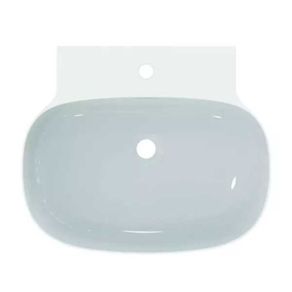 Lavoar suspendat Ideal Standard Atelier Linda-X 60 cm alb lucios cu orificiu baterie si preaplin - Img 3