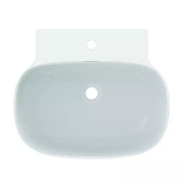 Lavoar suspendat Ideal Standard Atelier Linda-X 60 cm alb mat cu orificiu baterie si preaplin - Img 3