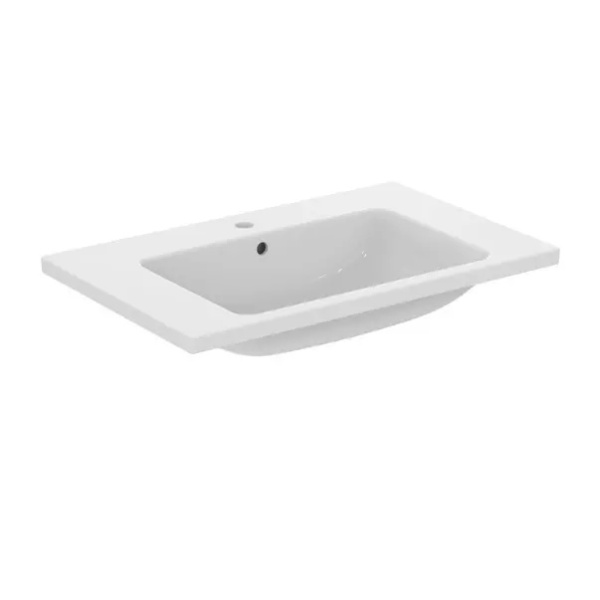 Lavoar suspendat Ideal Standard i.life B alb lucios 81 cm cu orificiu baterie si preaplin - Img 12