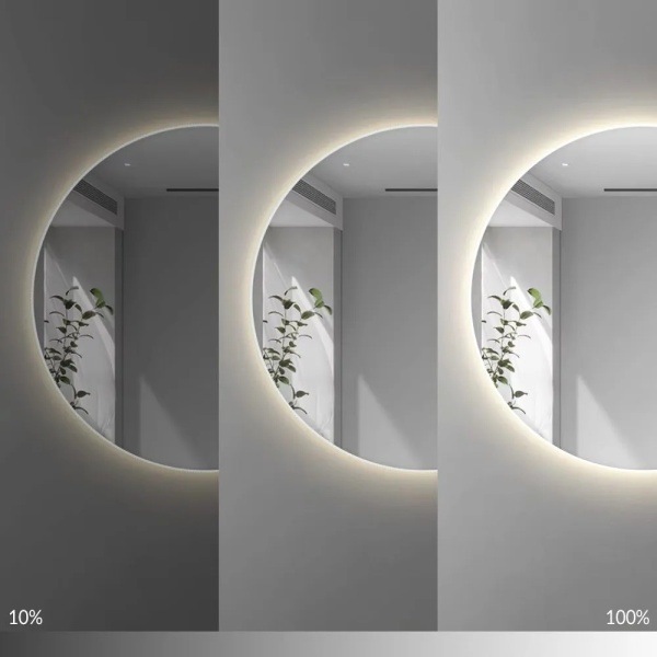 Oglinda cu Led Round Bluetooth , Forma Rotunda ,60 cm - Img 7