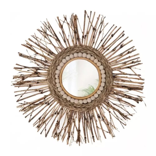 Oglinda perete Boho 45CM 322091 - Img 4