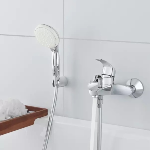 Para de dus Grohe Tempesta crom lucios 2 tipuri de jet - Img 2