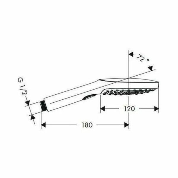 Para de dus Hansgrohe Raindance Select E120 crom - alb 3 functii - Img 3