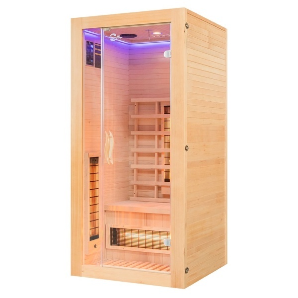 Sauna uscata cu infrarosu si terapie cromatica pentru 1 persoana EA1R 90 x 90 cm - Img 4