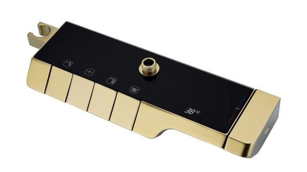 Set de dus cu termostat REA ROB GOLD brush - Img 5