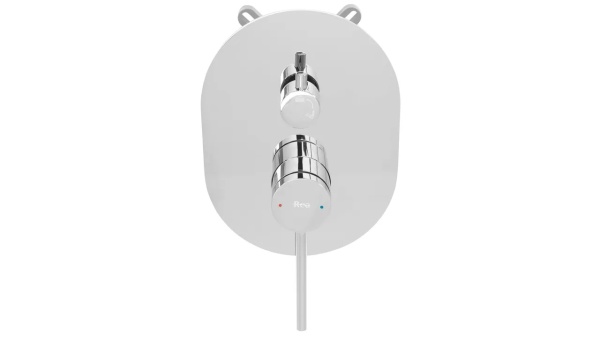 Set de dus incastrat REA OVAL box,crom - Img 2