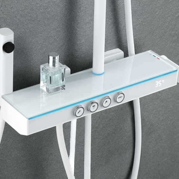 Set de dus PRO FAPPER, afisaj LCD, Culoare Alb - Img 3