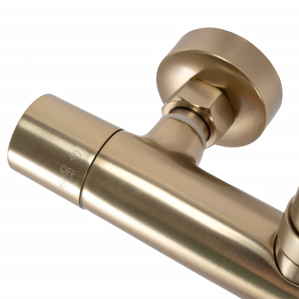 Set dus cu termostat Rea PAROT BRUSHED GOLD - Img 3