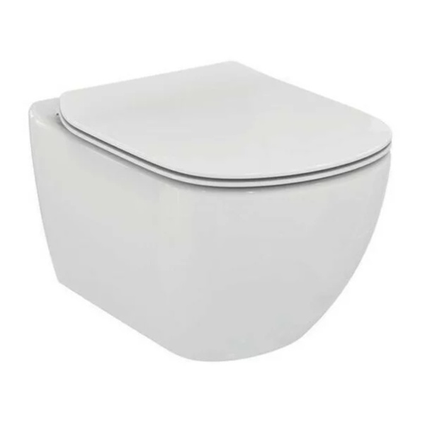 Set vas wc Ideal Standard Tesi AquaBlade cu capac soft close si rezervor Grohe cu clapeta Arena Cosmopolitan S - Img 3