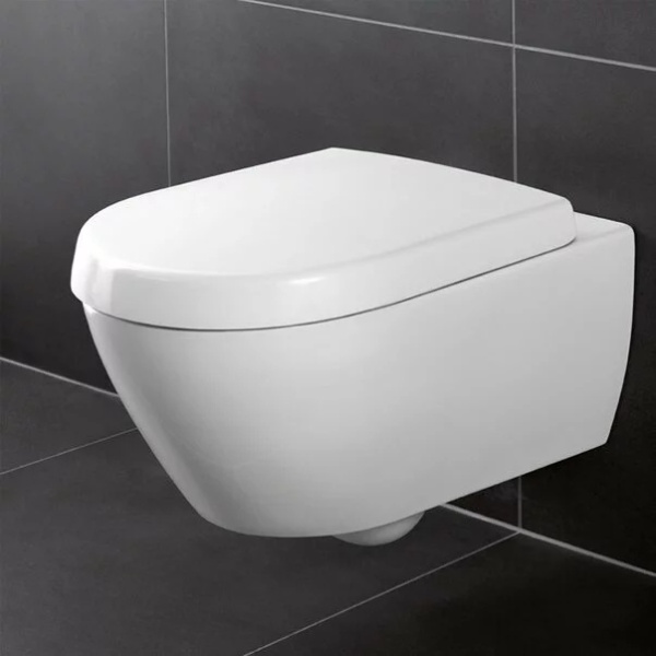 Set vas wc suspendat Villeroy&amp;Boch Avento Direct Flush cu capac soft close - Img 6
