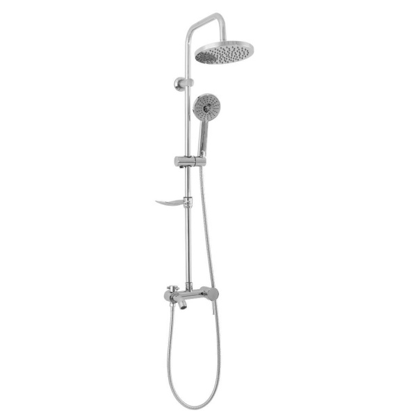 Sistem de dus REA LUIS CHROME, montaj pe perete, ploaie de dus, 3 functii, finisaj crom - Img 3