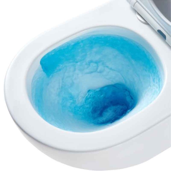 Vas WC suspendat din ceramica model rimless capac inclus din duroplast Spectrum Lima 3.0 Tornado Flush 34 x 48.5 cm alb - Img 2