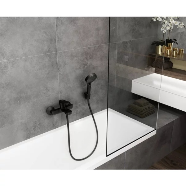 Agatatoare dus Hansgrohe Porter S negru mat - Img 2
