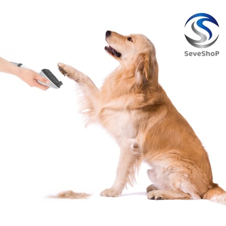 Aspirator 3 in1 pentru toaletarea animalelor de companie SeveShop®, aparat de tuns cu 6 accesorii, pentru descurcarea sau aspirarea parului, perie pentru aspirarea materialelor textile - Img 6