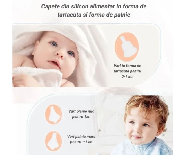 Aspirator nazal pentru copii si bebelusi NeoSimply®, Portabil, 3 Viteze de aspiratie, Muzica, Lumina, Alb - Img 5