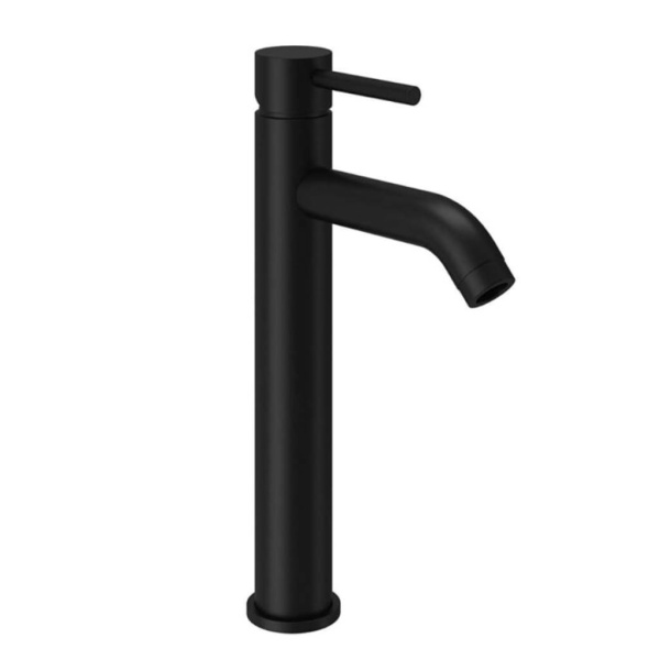 Baterie lavoar PRO COSTA HIGH BLACK, Montaj pe blat, inaltime 28 cm, finisaj Negru Mat - Img 2