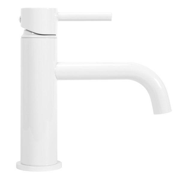 Baterie Lavoar REA LUNGO WHITE LOW Montaj Pe Lavoar, Capat Fix, Inaltime 17 Cm, Finisaj Alb - Img 8