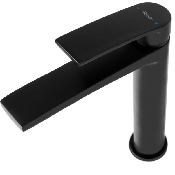 Baterie lavoar REA LUPPO, Inaltime 17cm, finisaj Negru mat - Img 5