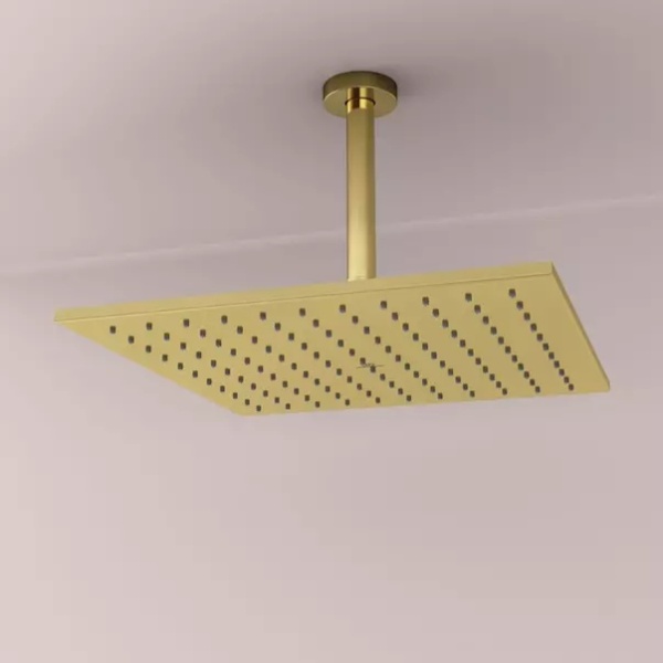 Brat de dus Ideal Standard IdealRain 15 cm auriu periat - Img 3