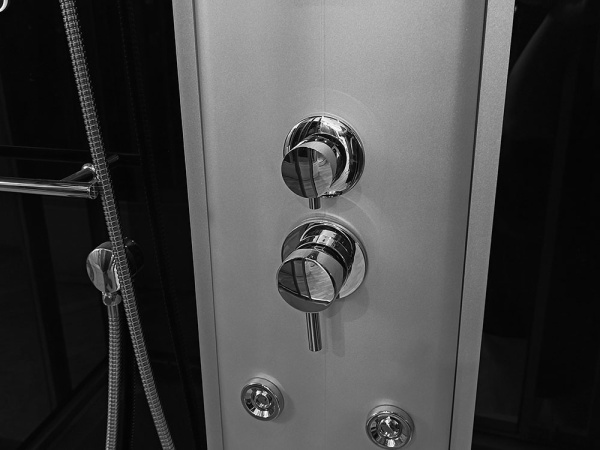 Cabina de dus MO-02005 cu hidromasaj crom 150X83X220CM - Img 10