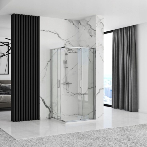 Cabina de dus Rea Punto, Dimensiune 80x100cm - Img 3