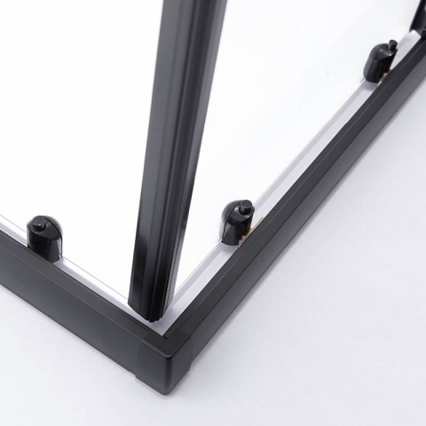 Cabina dus cu cadita inclusa, culoare negru, dimensiuni 90x90cm - Img 4