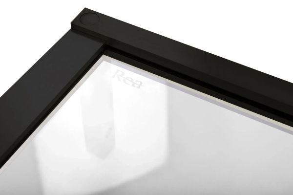 Cabina dus REA Hugo Double, Dimensiune 80x80cm, Culoare Black - Img 6