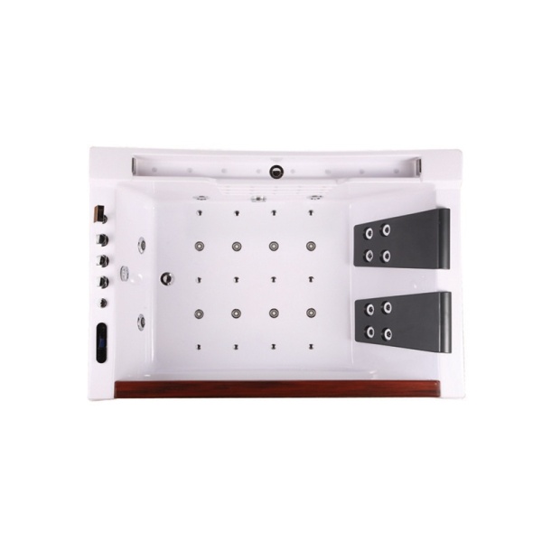 CAD?? DE BAIE CU HIDROMASAJ ??I ??NC??LZITOR IMPERIA 610H ALB?? 180x120 CM - Img 3