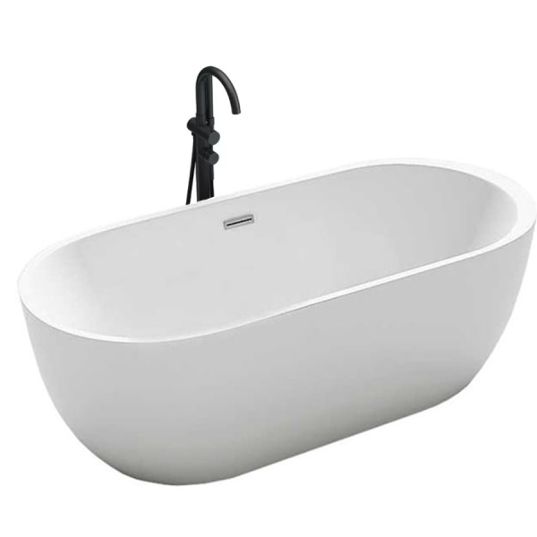 Cada de baie PRO VITO 150x72cm , Design modern , Culoare Alb - Img 8
