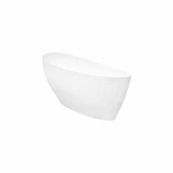 Cada freestanding Besco Keya 165x75 cm, Culoare Alb - Img 4