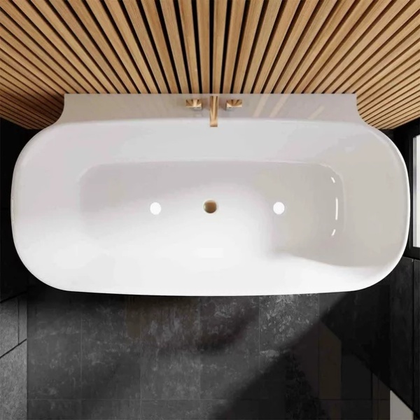 Cada freestanding din compozit Vayer Nova 2 alb 164x83 cm lipita de perete - Img 9