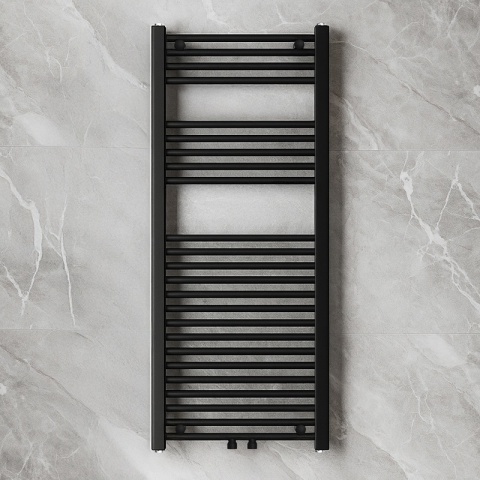 Calorifer vertical GAMA-BL-2 pentru baie 120x50, negru - Img 4