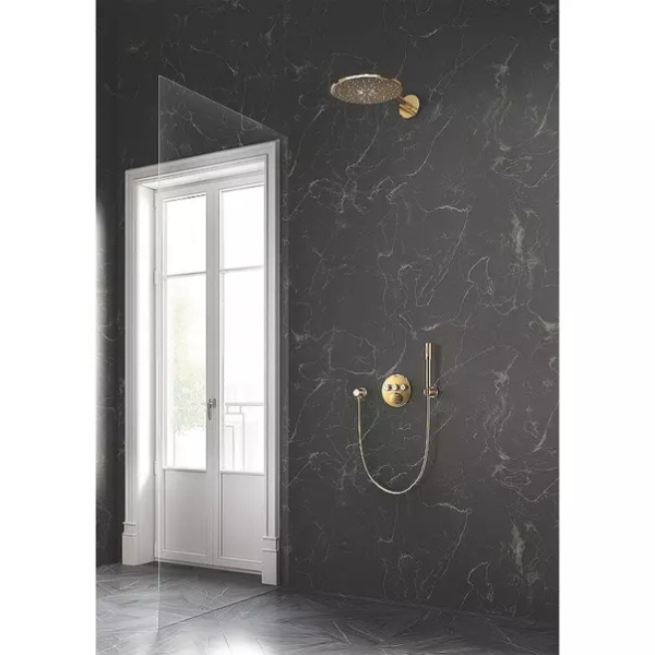 Furtun de dus Grohe SilverFlex 175 cm auriu lucios Cool Sunrise - Img 3