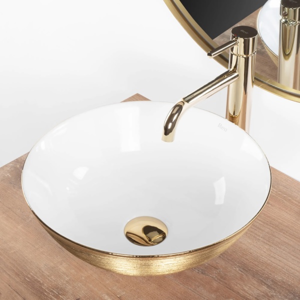 Lavoar de blat REA STELLA Gold Brush / White - Img 3