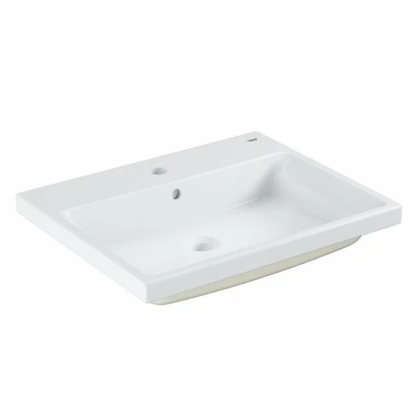 Lavoar incastrat Grohe Cube Ceramic cu PureGuard 60.5x49 cm - Img 3
