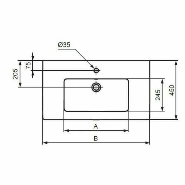 Lavoar pe mobilier Ideal Standard Tempo 61 cm - Img 2