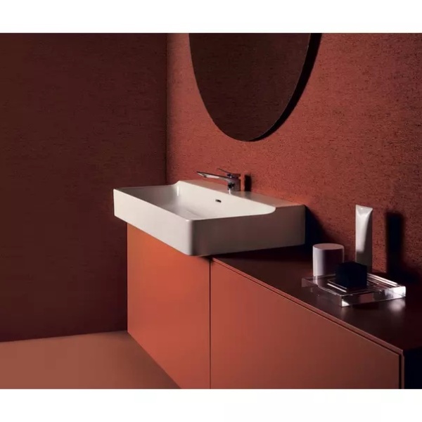 Lavoar suspendat Ideal Standard Atelier Conca 50 cm alb lucios cu orificiu baterie - Img 10