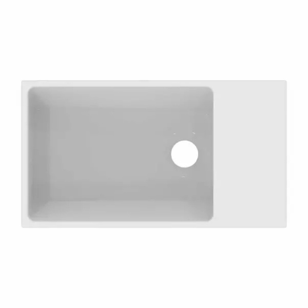 Lavoar suspendat Ideal Standard Atelier Extra 45 cm alb lucios cu orificiu preaplin dreapta - Img 4