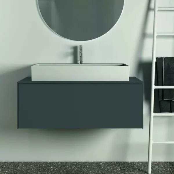 Lavoar suspendat Ideal Standard Atelier Extra alb mat cu orificiu baterie si preaplin 50 cm - Img 6