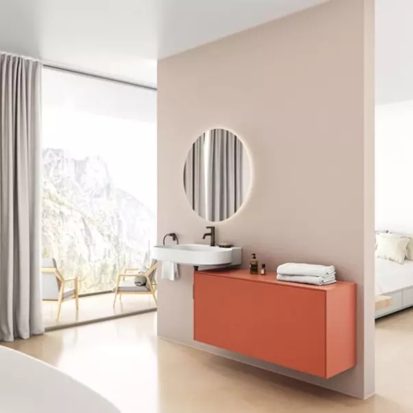Lavoar suspendat Ideal Standard Atelier Linda-X 60 cm alb lucios cu orificiu baterie si preaplin - Img 10