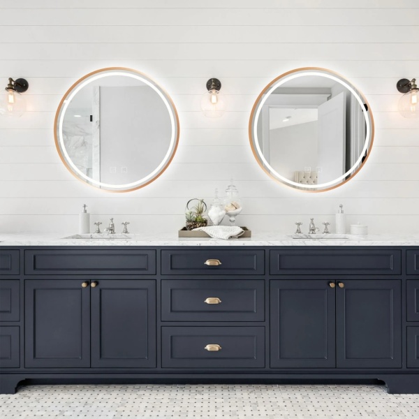 Oglinda led 60 cm MMJ Brush Rose Gold - Img 2