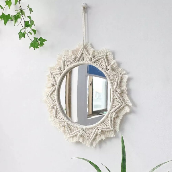 Oglinda perete Boho 50CM 322047 - Img 2