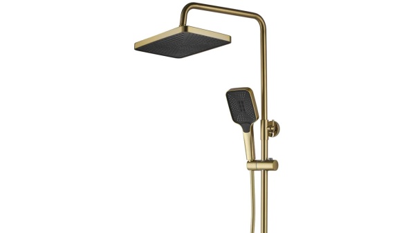 Set de dus cu termostat REA ROB GOLD brush - Img 2