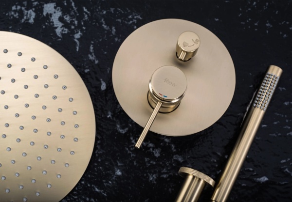 Set de dus incastrat REA LUNGO GRIP , Culoare Gold Brush +Box - Img 2